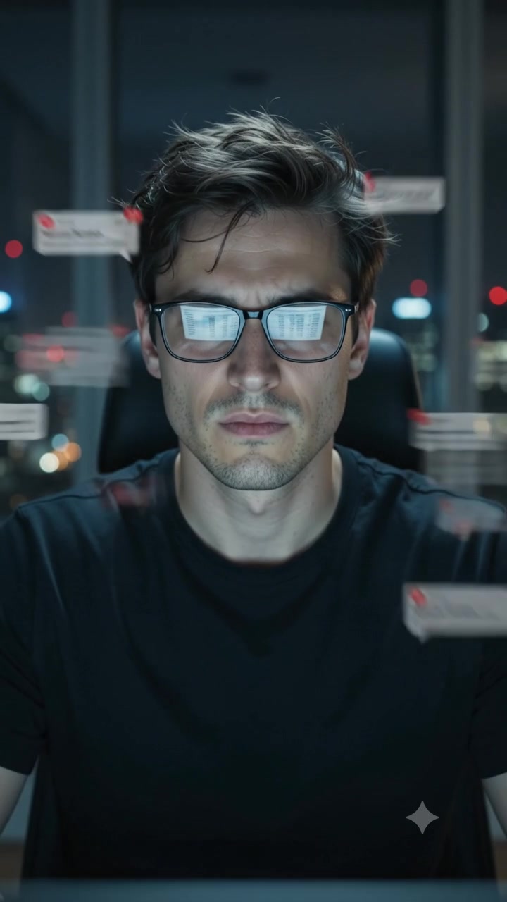 Cinematic SaaS campaign still